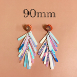 importアクリルスパンコールピアス　ピンク　1ペア