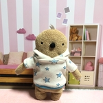 フモフモさん 星柄パーカー