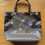 ★ラミネートバッグ＊宇宙ステーションがカッコイイ☆ブラック②★