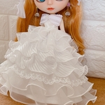ブライスアウトフィット 🎀新作(๑˃̵ᴗ˂̵)ドレス  ピアス付き
