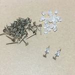丸皿ピアス☆キャッチ付き