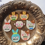 お子様ネームタグ　お名前入り　キーホルダー