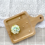 お花とくまさんのミニチュアケーキ✧*｡