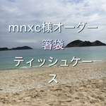 mnxc様オーダー箸袋、ティッシュケース