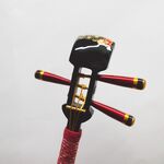 【再製作】かんざし 「三味線」漆黒８７（麻の葉）