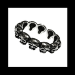 再販 silver925【skull×skull_Face RING】スカル シルバー 量産型 パンク ロック メンズ ユニセックス  ゴシック 病みかわいい ヴィンテージ  アンティーク リング 