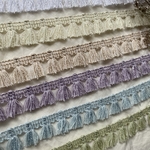 【50㎝〜】RCP-00532NN  タッセルレース　レース　レースリボン　ブレード　タッセル　フリンジ　フリンジレース　lace ribbon handmade madeinJapan