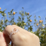 とうめいお花リング🍊