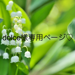 ⭕️dolce様専用ページです🙇🏻‍♂️