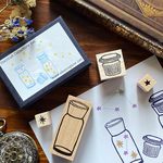 ☆星屑の収集ビン☆スタンプ４点セット