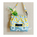 【☆持ち手付きバネポーチ☆】Yellow デコレクションズ  便利で可愛い♪バネ口