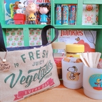 ポップでジャンクなファブリックバスケット★おやつ★オムツ★除菌グッズ★カフェセット★