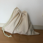大きい巾着袋　お着替え袋　サンタ袋　おもちゃ袋