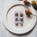 mini fallin　イヤリング・ピアス 　モーブピンク