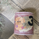ツギハギわんこ（レッド）リメ缶17