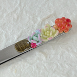 クレイ多肉ピンセット♡多肉寄せ植え♪ネイル♪つまみ細工♪レジン♪防水