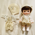 くま耳3点セット（生成）☆メルちゃん ソランちゃん レミンちゃん ネネちゃん 服