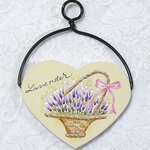 piさまご予約品❤ラベンダーの花かご❤ミニプレート