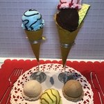 ☆アイスクリーム☆フェルト☆ままごと☆