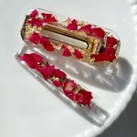 ローズヘアクリップ 2つセット