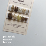 pistàcchio nuance brown