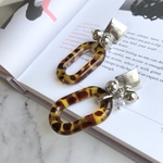 【K】leopard柄+*.ピアス