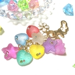 レジン　カラフルグミチャーム