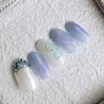 押し花のフレンチネイル・＊*
