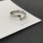 ステンレス316L / 3mm 石付き デザインリング 