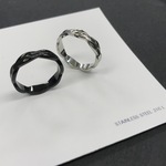 ステンレス316L / 3mm 刻み デザインリング 