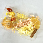   【お花のアトリエ】イエローオレンジ。ハーバリウム、キャンドル、リース、ヘッドドレス等に便利です！