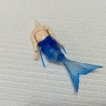 人魚素体 青クリア2/ホワイティ #ねんどろ  サイズ