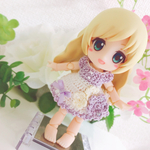 キューポッシュサイズ🌸紫陽花ワンピース🌸