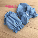 わんこ服♪ 専用出品　ダンカリーシャツ&スモックワンピ