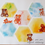 teddy bear⿻メッセージカード