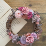 ＊＊SALE＊＊Bonheur Couronne ＜Amour Pasel＞＊　幸せ舞い込むリース