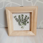 刺繍フレーム🌿ローズマリー　壁飾り インテリア雑貨