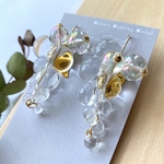 クリアな夏の葡萄ピアス/イヤリング＊スズマル