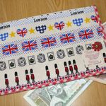【送料無料】ペタンコ通帳ケース☆イギリス