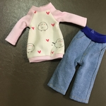 幼SD シマエナガトレーナーセット・ピンクA 5/15