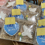 父の日やプレゼントに＊ とりさんまたはお花✖️メッセージ　アイシングクッキー