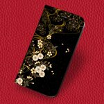   iPhone手帳型スマホケース【 和柄-桜流し 柄】11/11Pro/XR/XS/XSMax/8/7/6