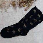 ミモザ柄　長め