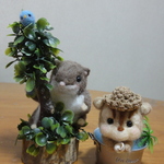 ＊新春　今だけ1000円　モモンガくん＆りすくん＊