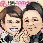 ★通常色紙★似顔絵