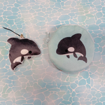 シャチさんのふわふわポーチ＆マスコット セット