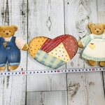 トールペイント　ベアーとハート