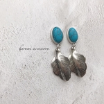 フェザー❁⃘ピアス＆イヤリング
