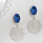 - Romantique-　イヤリング・ピアス　（ Sapphire ）