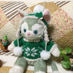 オマケつき◎ジェラトーニ◎セーターと帽子(耳あてつき)◎雪の結晶模様・緑